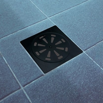 Ralo Grelha Abre e Fecha Black Flvx Hidro 15x15cm RAFBLA15