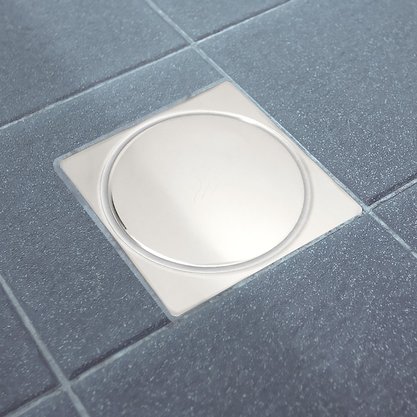 Ralo Grelha Quadrada Click Flvux Hidro 10x10cm RC10