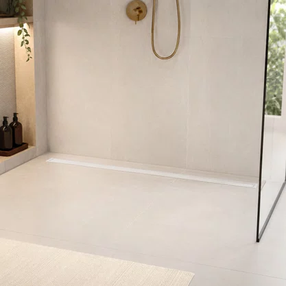 Ralo Linear Invisível Branco 90 Cm Tigre