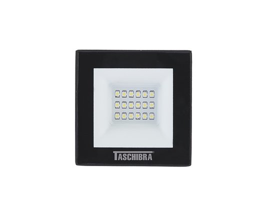 Refletor Led TR Slim Preto Taschibra 20w 6500k