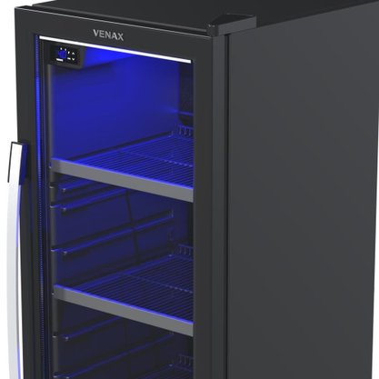 Refrigerador Expositor/Cervejeira EXPVBL209 Porta Vidro Preta Venax