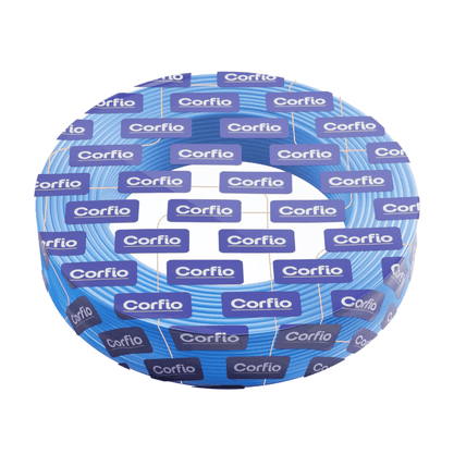 Rolo Cabo Fio Flexível Azul 100 Metros 750V 10,00mm Corfio