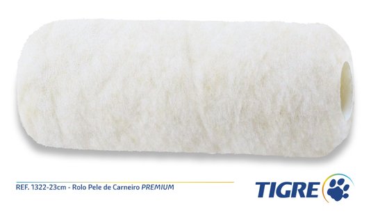 Rolo Pele de Carneiro Premium Tigre 1322 23cm