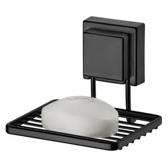 Saboneteira com Ventosa Preto Fosco Future 8051PT