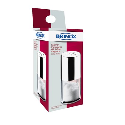 Saleiro/Pimenteiro Elegance Parma Brinox 50 ml 1578/101