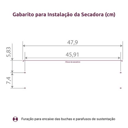 Secadora de Roupas Sun Mueller 8kg