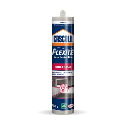 Selante Acrílico Multiuso Branco Cascola 450 gramas
