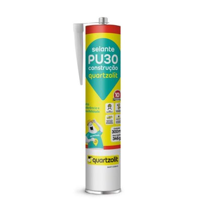Selante PU30 Construção Cinza Quartzolit 300ml