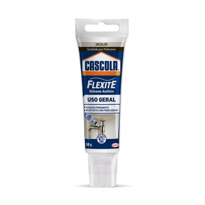 Silicone Uso Geral Incolor Cascola 50 gramas