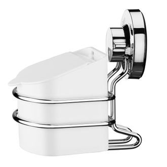 Suporte com Saleiro Branco com Ventosa Future 4021BC