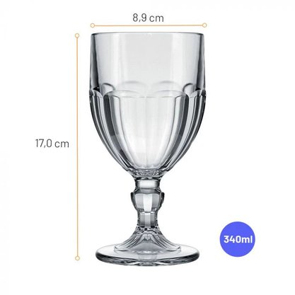 Taça Água Bristol Nadir Figueiredo 340ml 0011