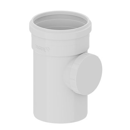 Tê Redução Inspeção Esgoto Tigre 100 X 75 mm