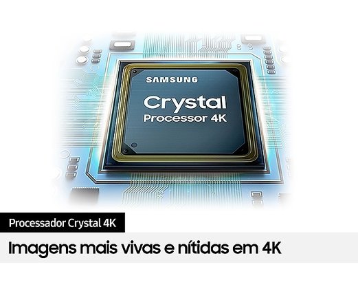 Televisor 70" UN70CU7700GXZD Crystal Smart 4K Comando de Voz Samsung