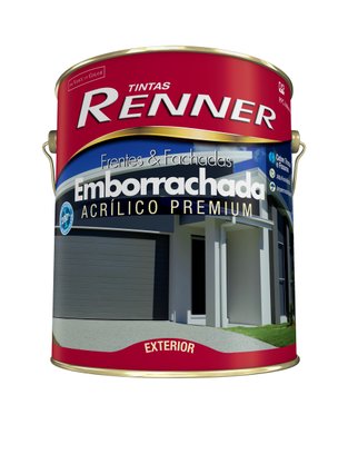 Tinta Emborrachada Frentes & Fachadas Branco Fosco Renner 3,6 litros 6001