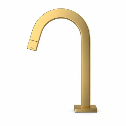 Torneira de Mesa Bica Baixa Tube Gold Deca 1197.GL.TUB