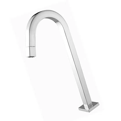 Torneira de Mesa para Banheiro 1074 Link Quadrada Cromado Rainha