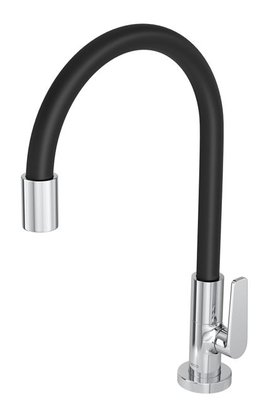 Torneira de Mesa para Cozinha Cromado e Preto Motion Deca 1167.C23.PT