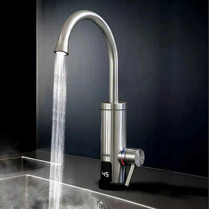Torneira Elétrica Blindada 3000w Fame Cromada Com Display