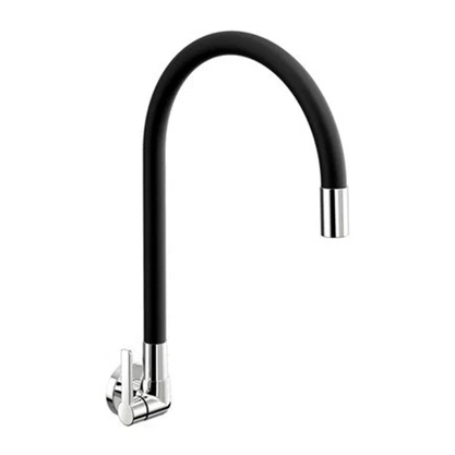 Torneira Giratória de Parede Docol Galiflex Cromado/Preto