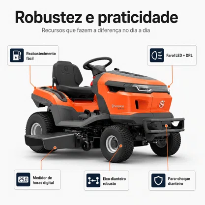 Trator Cortador de Grama Husqvarna TS217TM 19,7hp