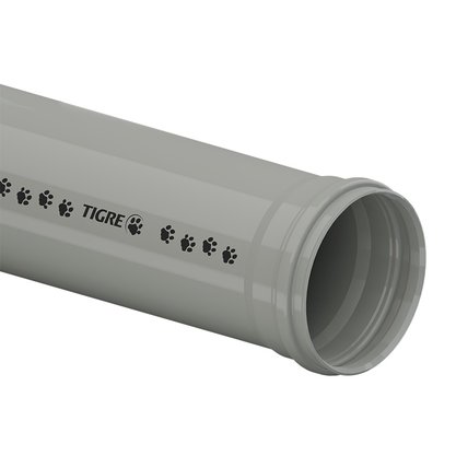 Tubo de Esgoto Série Reforçada 100 mm 6 Metros Tigre