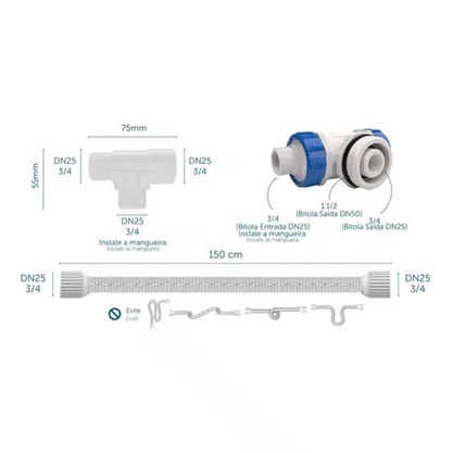 Válvula Alternadora de Pressao NeoPRESS Blukit 330601