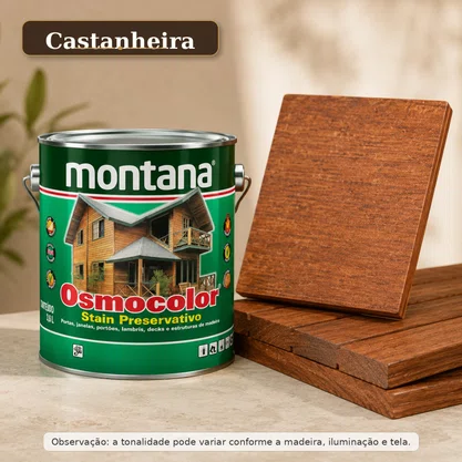 Verniz Osmocolor Stain Castanheira 3,6L Montana