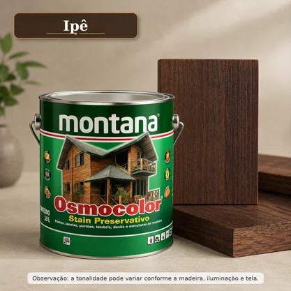 Verniz Osmocolor Stain Ipê 3,6L Montana