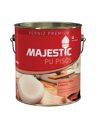 Verniz Premium Pu Pisos Incolor Majestic 3,6 Litros MJ6830