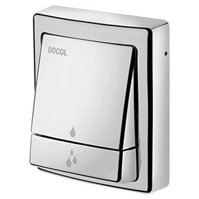 Acabamento para Válvula de Descarga Docol Square Cromado