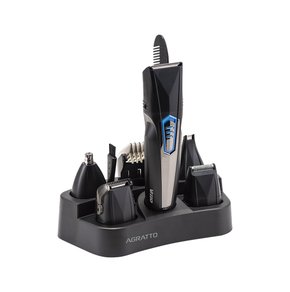 Aparador de Pelos 7 em 1 Bivolt Preto Agratto Vizzo AP 03