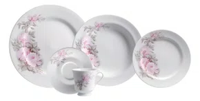 Aparelho De Jantar 30 Peças Maresias Schmidt Cor Branco