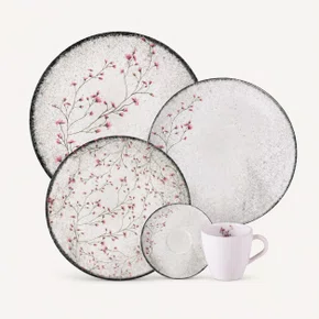 Aparelho de Jantar e Chá 20 Peças Floralis Tramontina