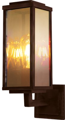 Arandela Vintage Cover Marrom Blumenau Iluminação 25cm