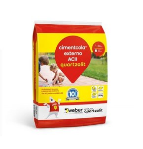 Argamassa Cimentcola Externo ACII Quartzolit 20kg