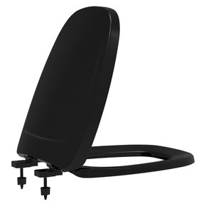 Assento Sanitário PP Softclose Montecarlo Preto Tupan