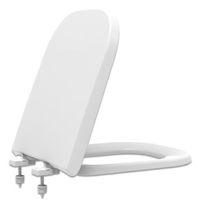Assento Sanitário PP Softclose Quadra Branco Tupan