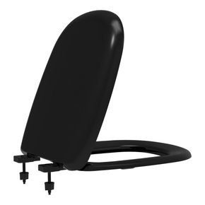 Assento Sanitário PP Softclose Sabatini Preto Tupan