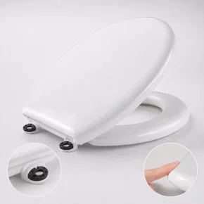 Assento Sanitário Universal Oval Almofadado Branco Tigre