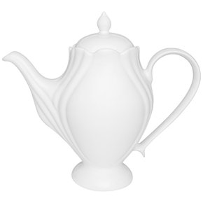 Bule de Porcelana Com Tampa Soleil White Oxford 1,2 Litros 9801