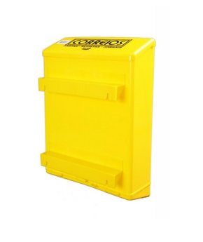 Caixa Correio Amarela para Grade Goma