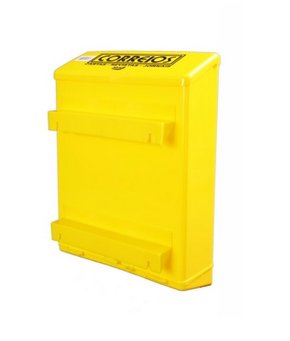 Caixa Correio Amarela para Parede Goma