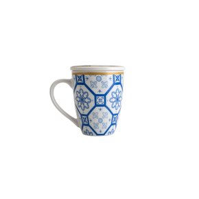 Caneca de Porcelana com Tampa e Filtro Braga
