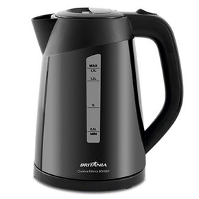 Chaleira Elétrica Preta Britânia 1,7 litros BCH06P