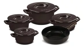 Conjunto 5 Panelas Cerâmica Duo + Smart Chocolate - Ceraflame