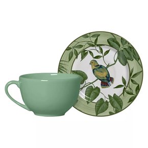 Conjunto de Chá com Pires Alleanza 6 Xícaras 1036-104