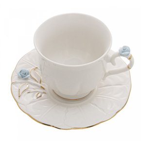 Conjunto para Chá em Porcelana 8 Peças Flower 200ml Wolff 17778