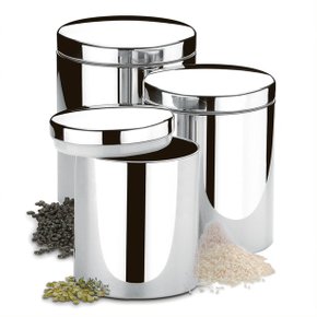 Conjunto de Potes com Tampa Suprema Brinox 3 peças 2100/102