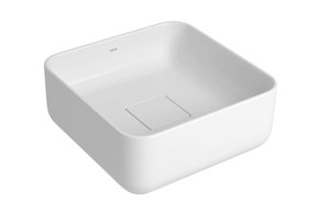 Cuba de Apoio Quadrada Slim Branca Deca 30cm L.11030.17