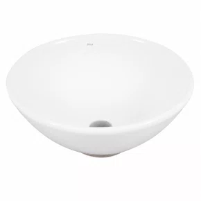 Cuba de Apoio Redonda 35cm Branca Deca L.155